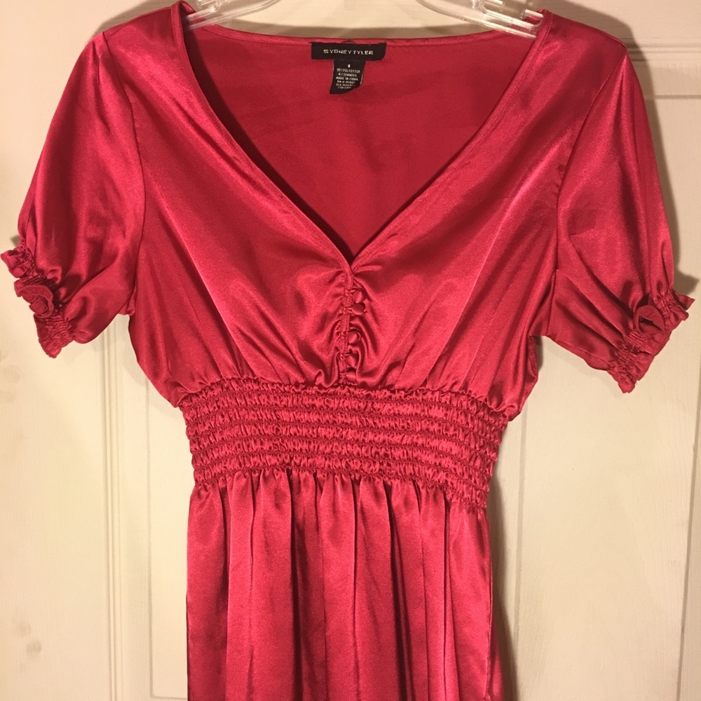 Sateen look blouse